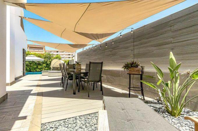 Luxury Villa Tropical Private Heated Pool Лос Кристианос Екстериор снимка